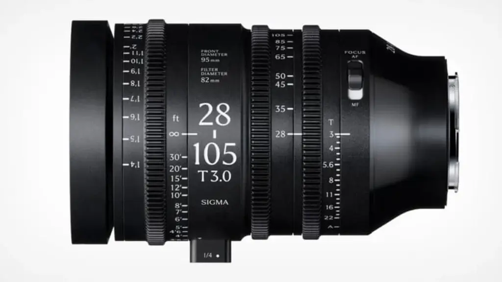 L&rsquo;objectif Sigma AF Cine 28-105mm T3 FF arrive enfin le 16 avril