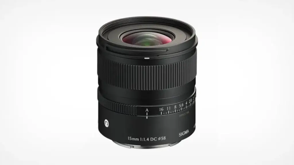 Le Sigma 15mm f/1.4 DC Contemporary pour APS-C est plus compact et plus net